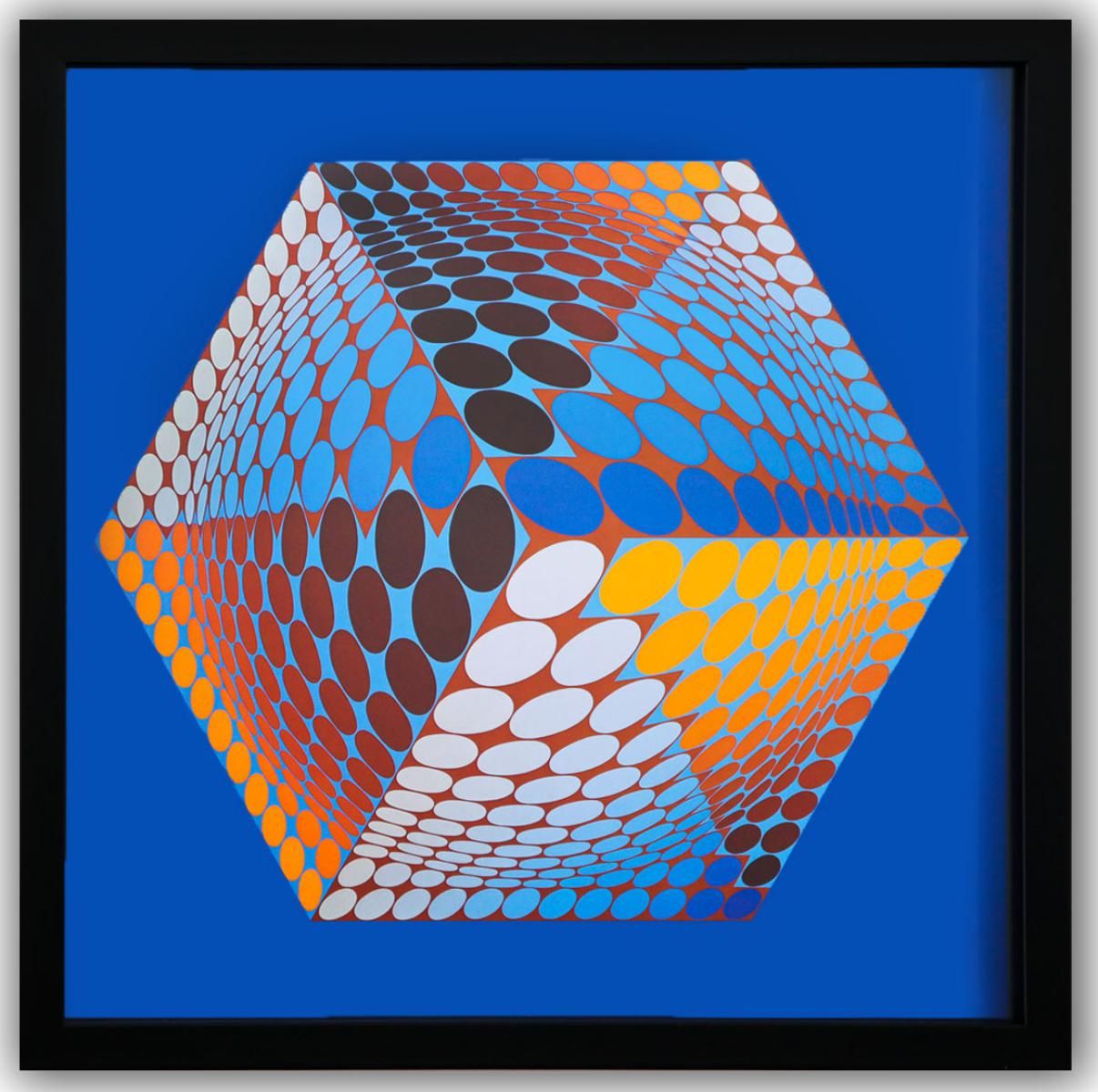 Victor Vasarely- Heliogravure Print "Untitled"