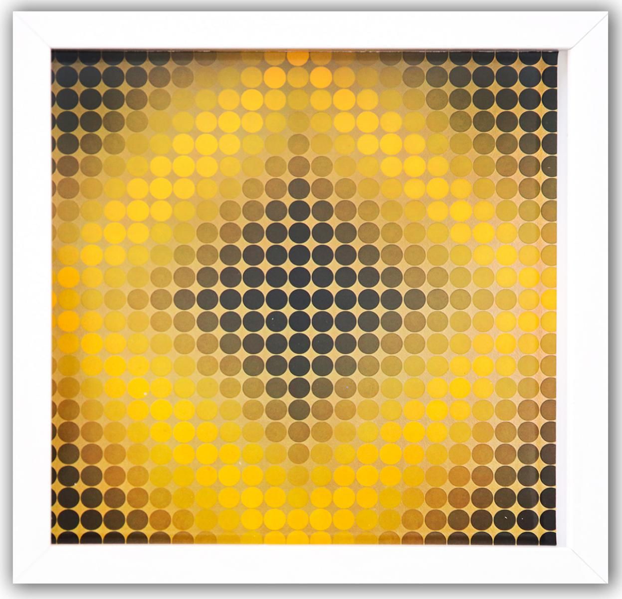 Victor Vasarely- Heliogravure Print "Untitled"