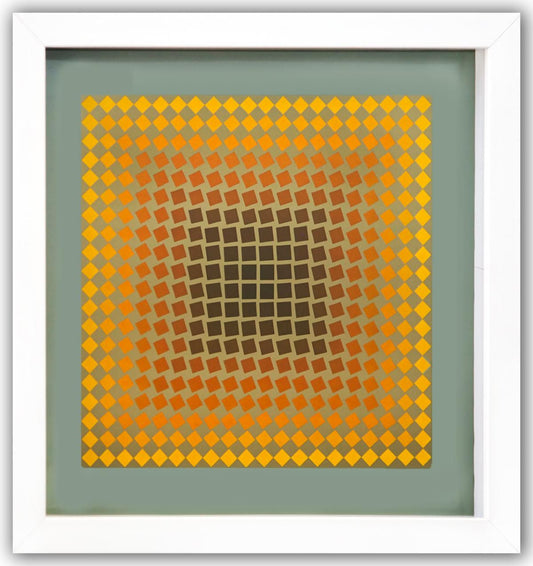 Victor Vasarely- Heliogravure Print "Untitled"
