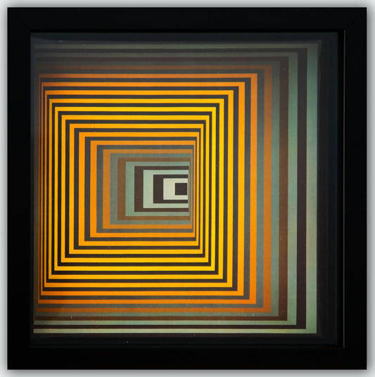 Victor Vasarely- Heliogravure Print "Untitled"