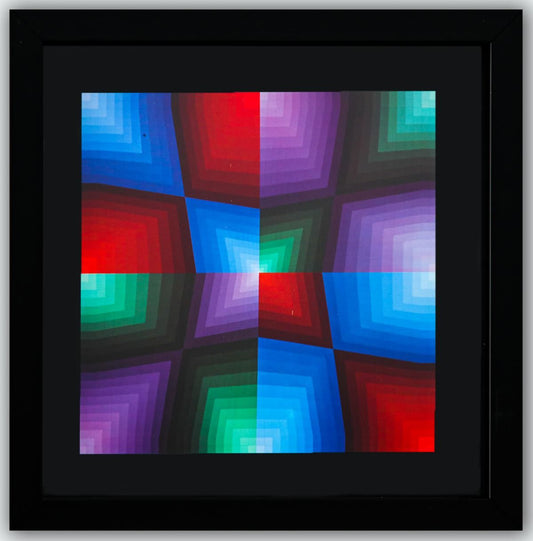 Victor Vasarely- Heliogravure Print "Untitled"