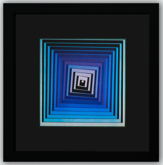 Victor Vasarely- Heliogravure Print "Untitled"