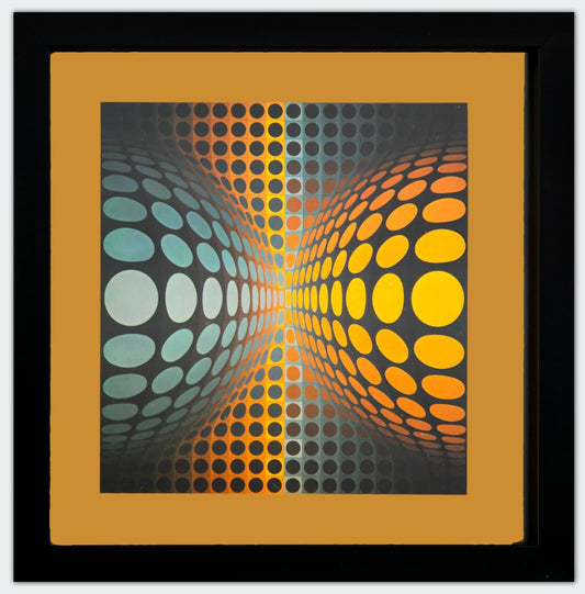Victor Vasarely- Heliogravure Print "Untitled"