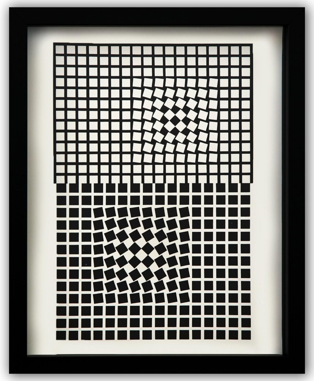 Victor Vasarely- Heliogravure Print "Untitled"