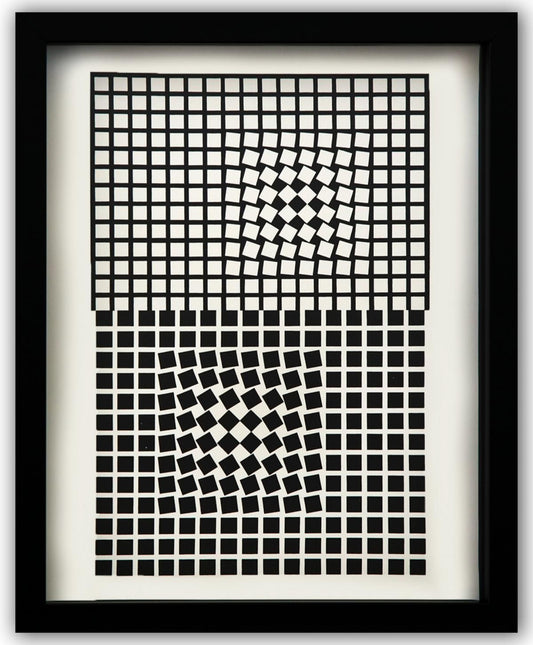 Victor Vasarely- Heliogravure Print "Untitled"