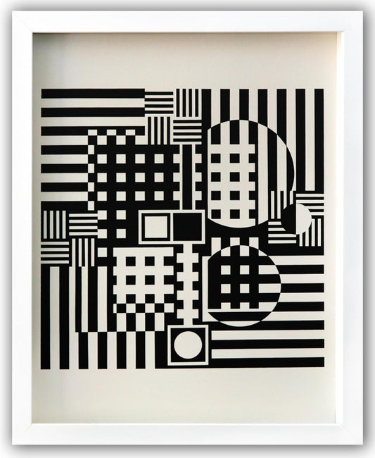 Victor Vasarely- Heliogravure Print "Untitled"