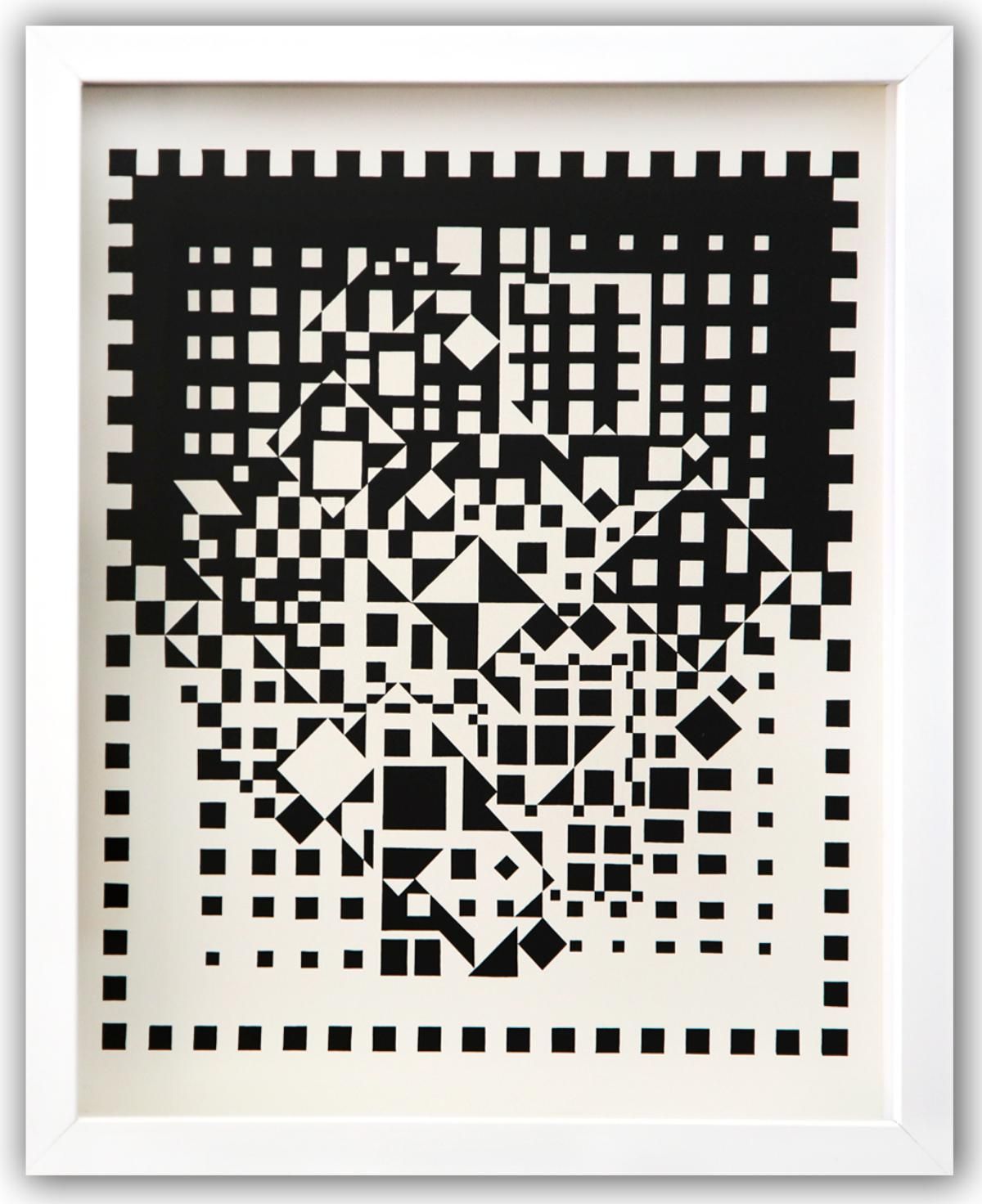 Victor Vasarely- Heliogravure Print "Untitled"