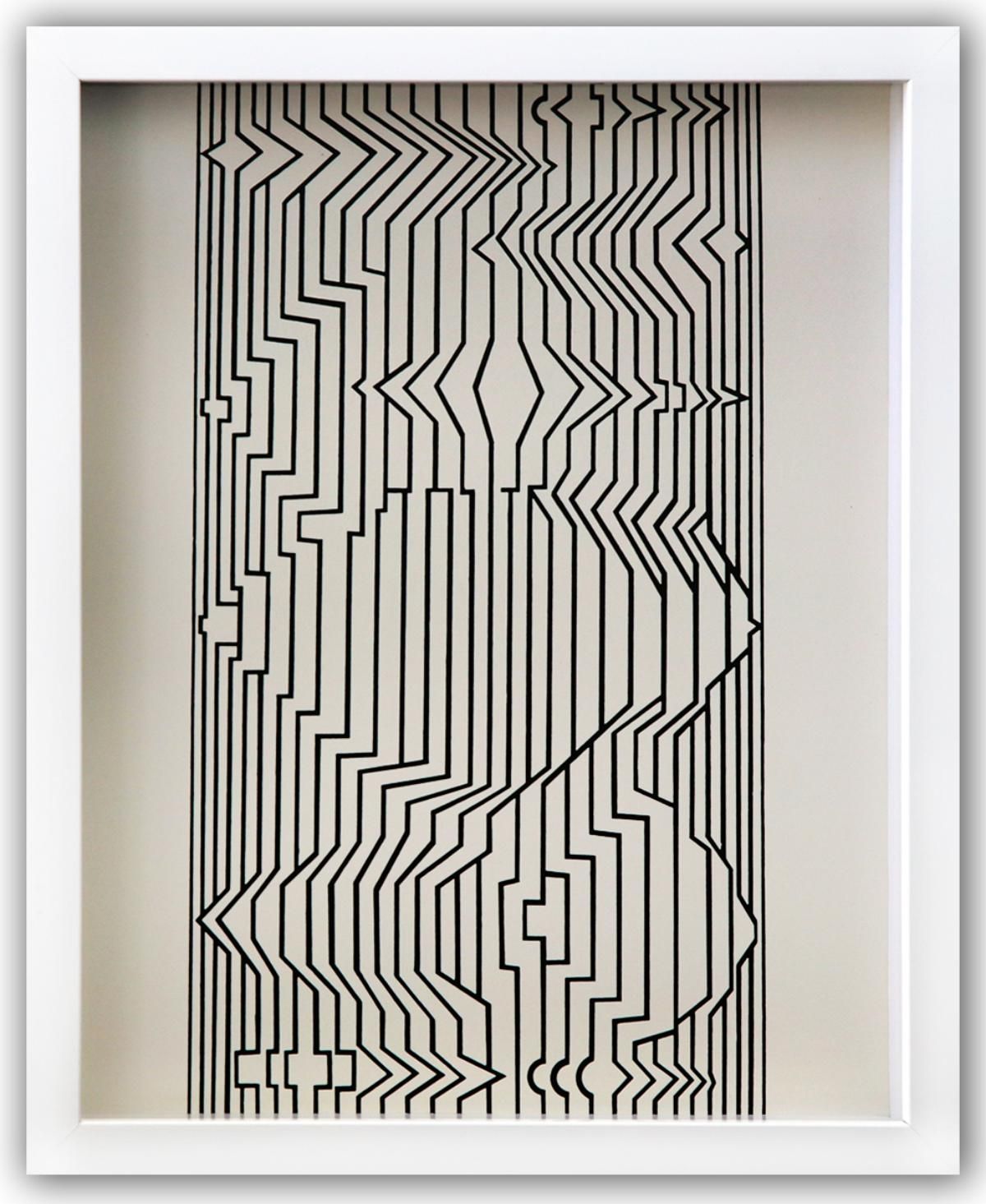Victor Vasarely- Heliogravure Print "Untitled"