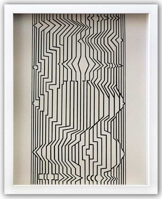 Victor Vasarely- Heliogravure Print "Untitled"