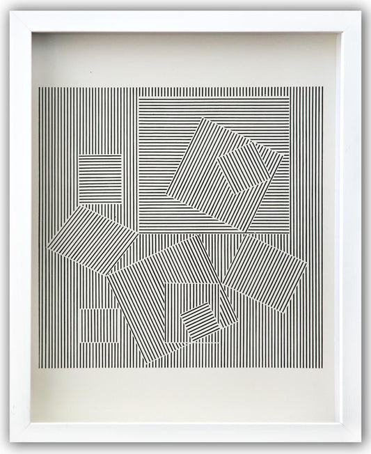 Victor Vasarely- Heliogravure Print "Untitled"
