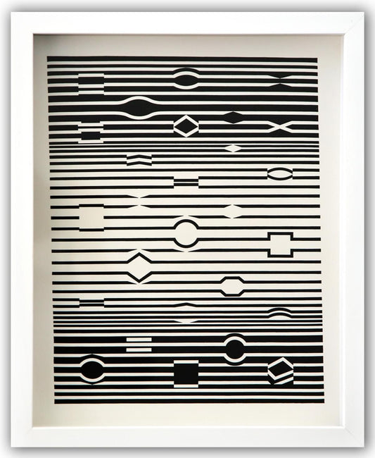 Victor Vasarely- Heliogravure Print "Untitled"
