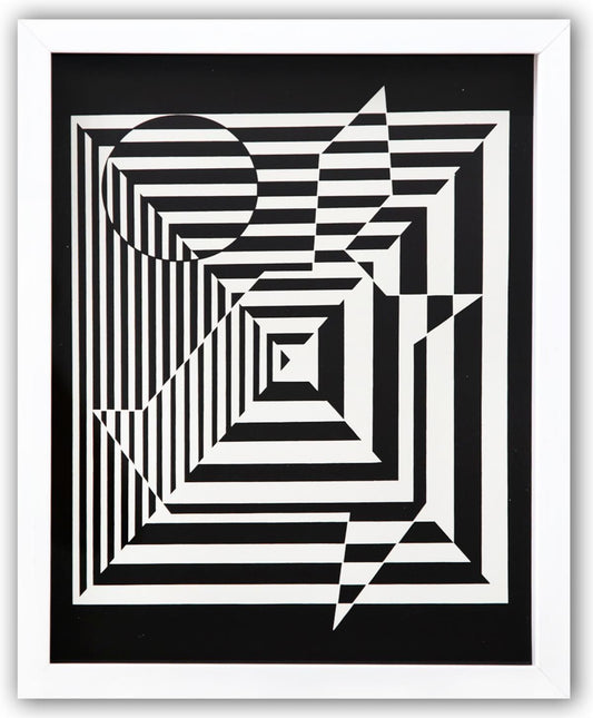 Victor Vasarely- Heliogravure Print "Untitled"