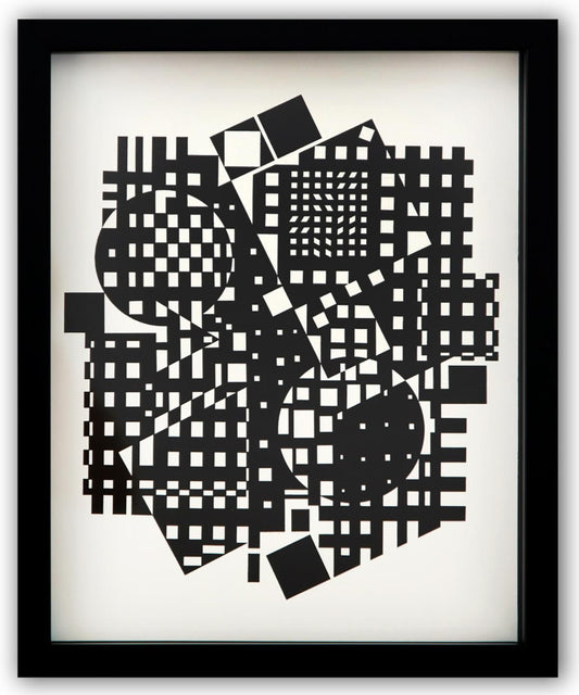 Victor Vasarely- Heliogravure Print "Untitled"