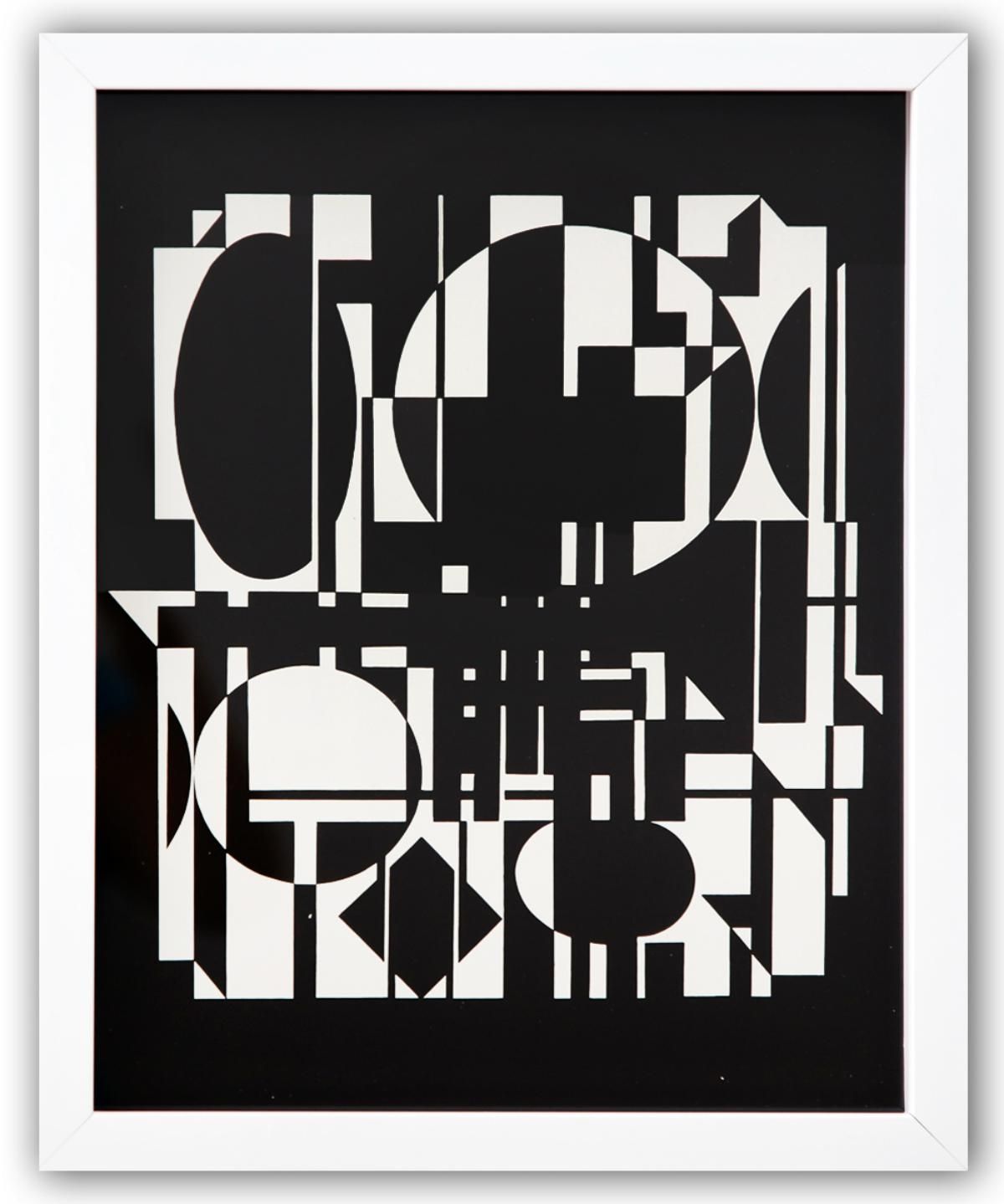 Victor Vasarely- Heliogravure Print "Untitled"