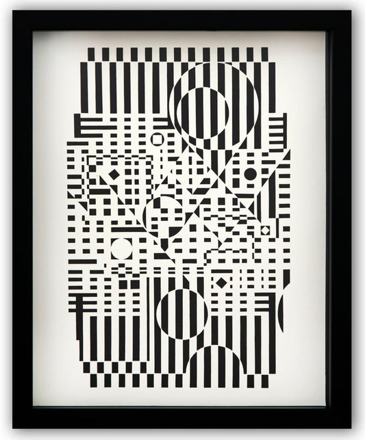 Victor Vasarely- Heliogravure Print "Untitled"