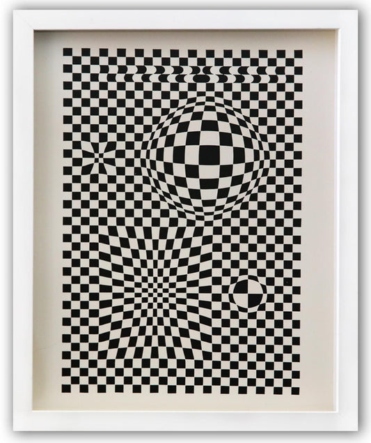 Victor Vasarely- Heliogravure Print "Untitled"
