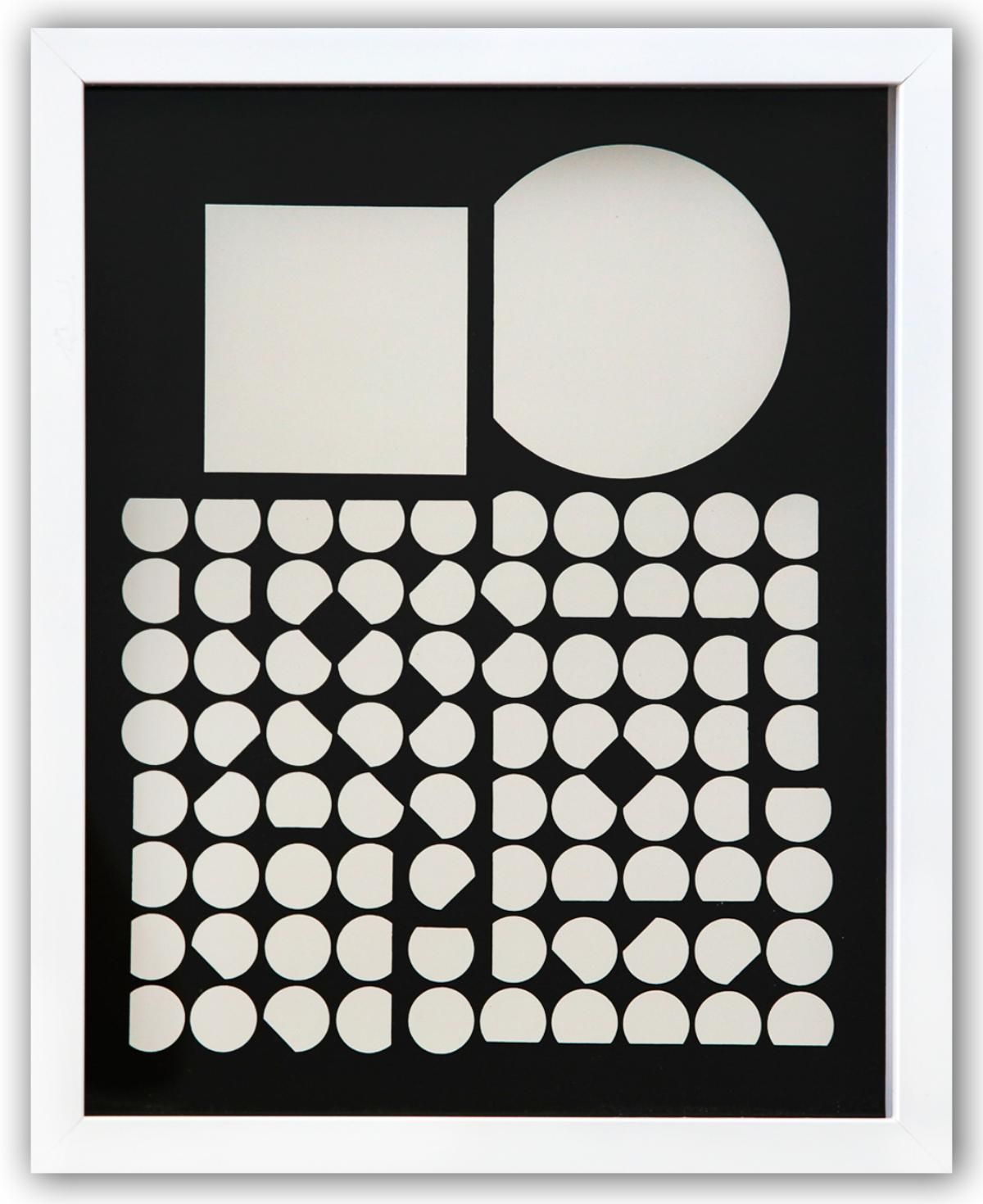 Victor Vasarely- Heliogravure Print "Untitled"