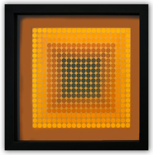 Victor Vasarely- Heliogravure Print "Untitled"