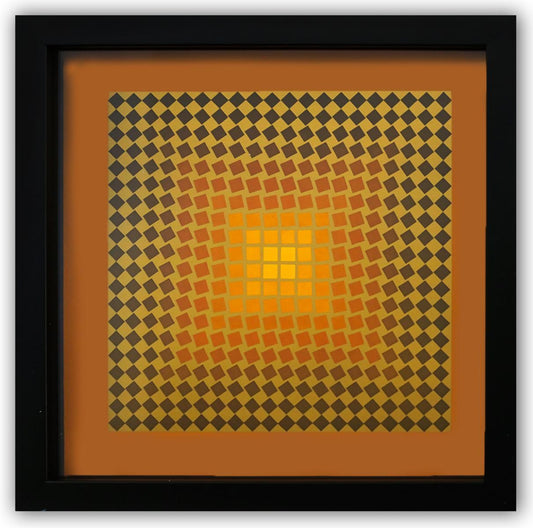 Victor Vasarely- Heliogravure Print "Untitled"