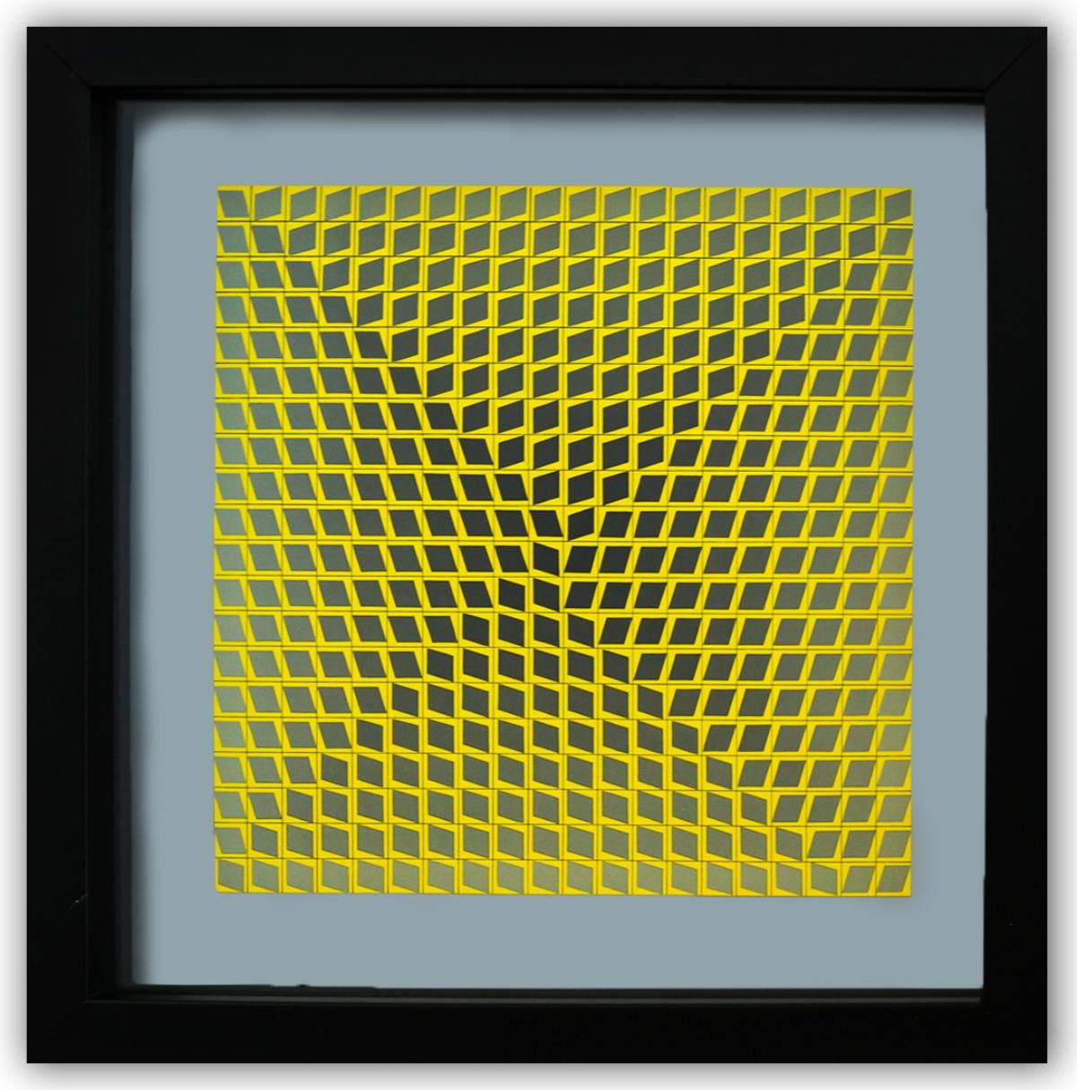 Victor Vasarely- Heliogravure Print "Untitled"