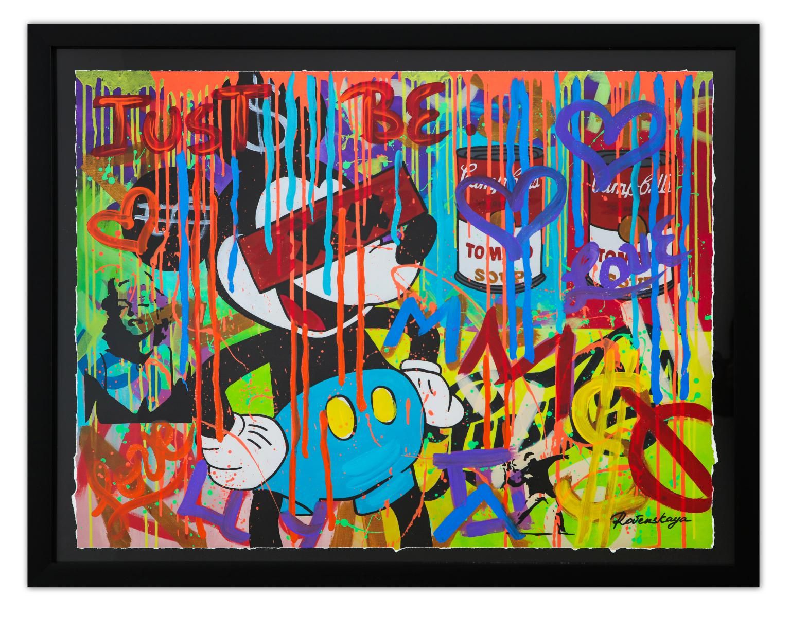 Nastya Rovenskaya- Original Mixed Media on Paper "MiKaws"