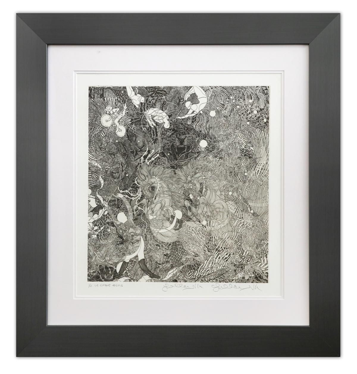 Guillaume Azoulay- Original Etching "Le Cirque"