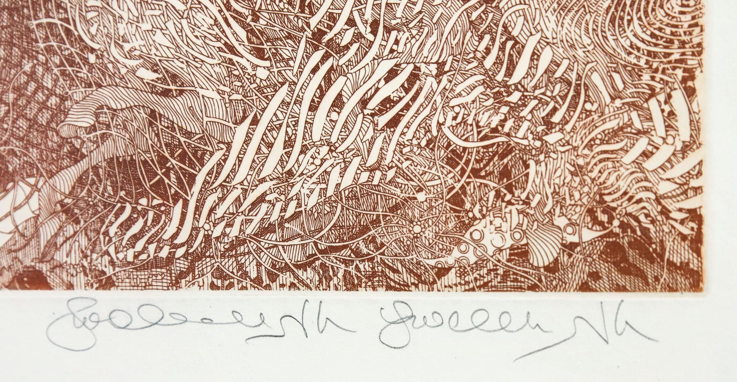 Guillaume Azoulay- Original Etching "Le Cirque Sienna"