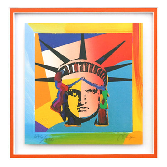 Peter Max- Original Lithograph "Liberty Head"