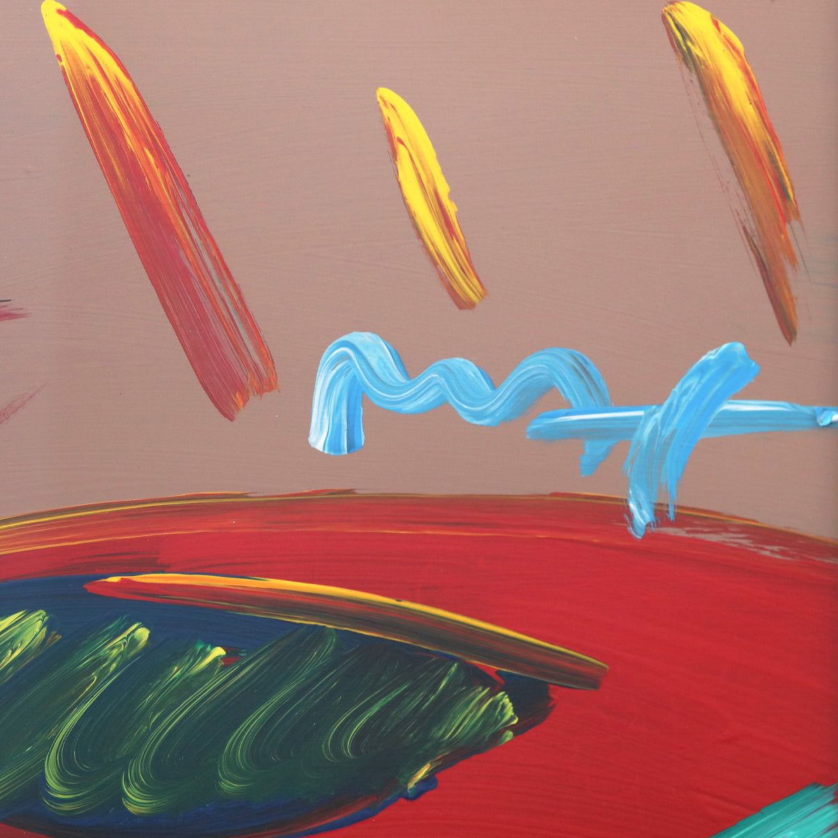 Peter Max- Original Mixed Media "Women In Love"