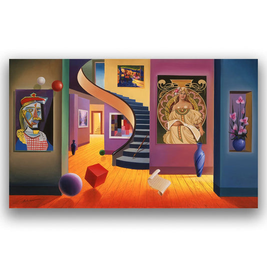 Alexander Astahov- Giclee on canvas "Homage to Picasso"