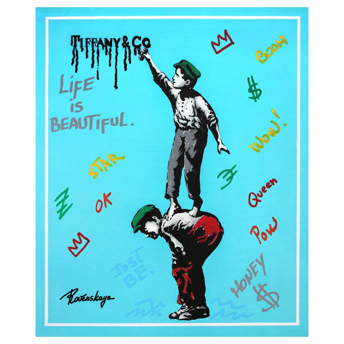 Nastya Rovenskaya- Mixed Media "Creation"