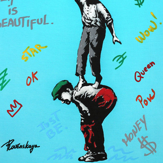 Nastya Rovenskaya- Mixed Media "Creation"