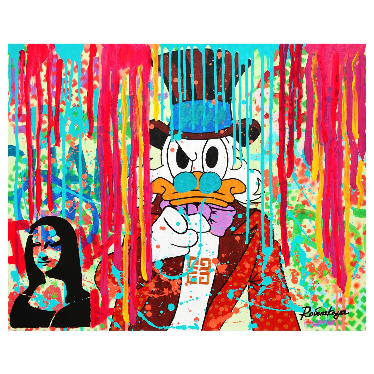 Nastya Rovenskaya- Mixed Media "You Can Do It"
