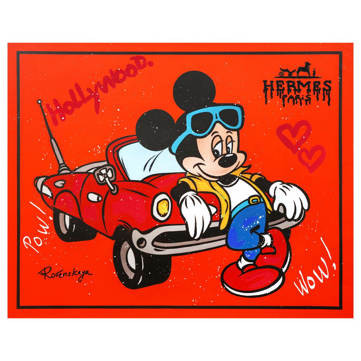 Nastya Rovenskaya- Mixed Media "New Classic"