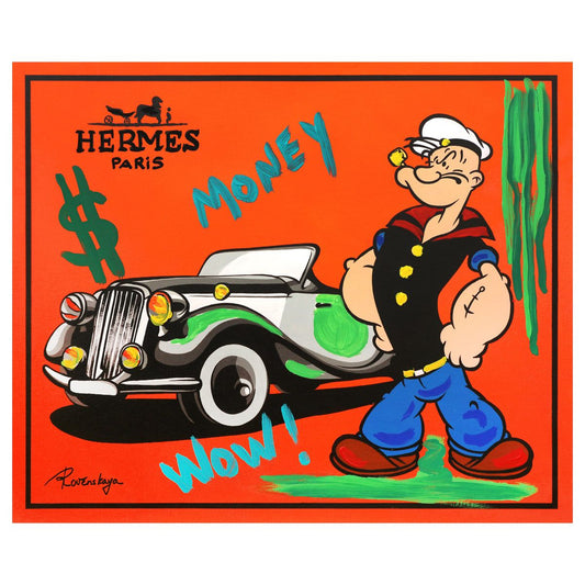 Nastya Rovenskaya- Mixed Media "Classic Ride"