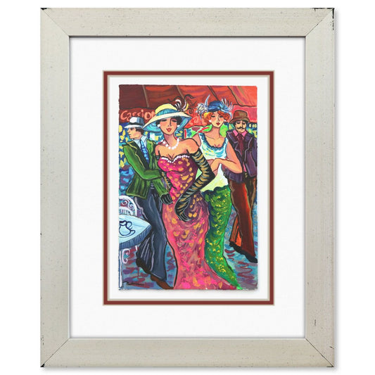 Patricia Govezensky- Original Watercolor "Pink Dress"