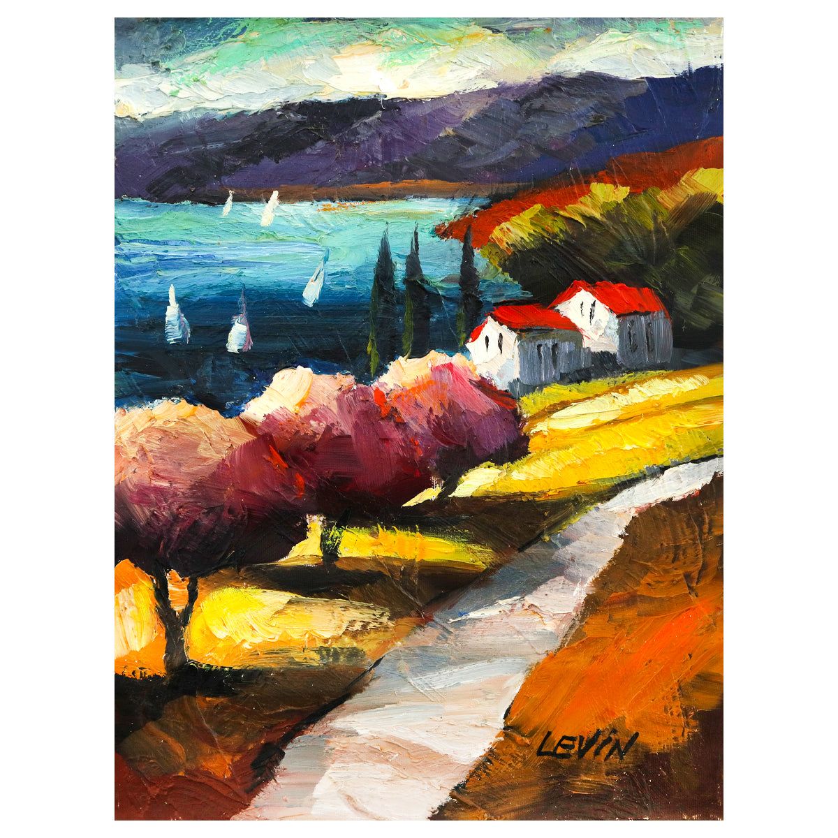 Valentina Levin- Acylic on Canvas "Untitled"