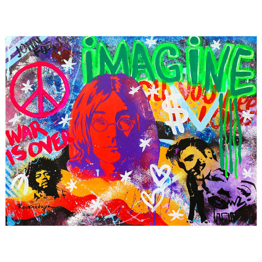 Nastya Rovenskaya- Mixed Media "Imagine"