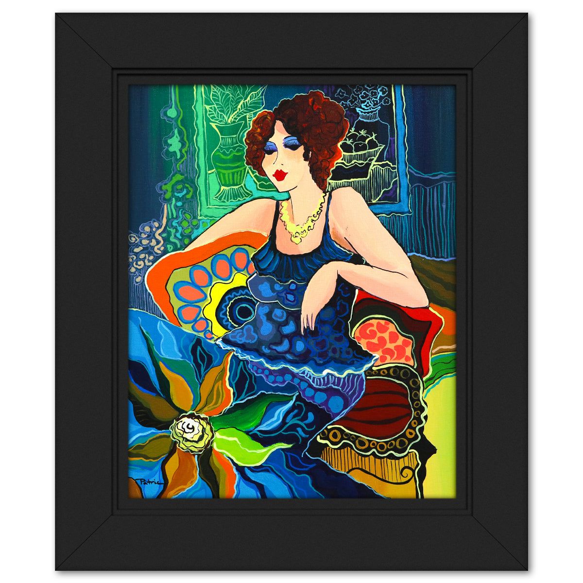 Patricia Govezensky- Original Acrylic on Canvas "Serenity in Chaos"