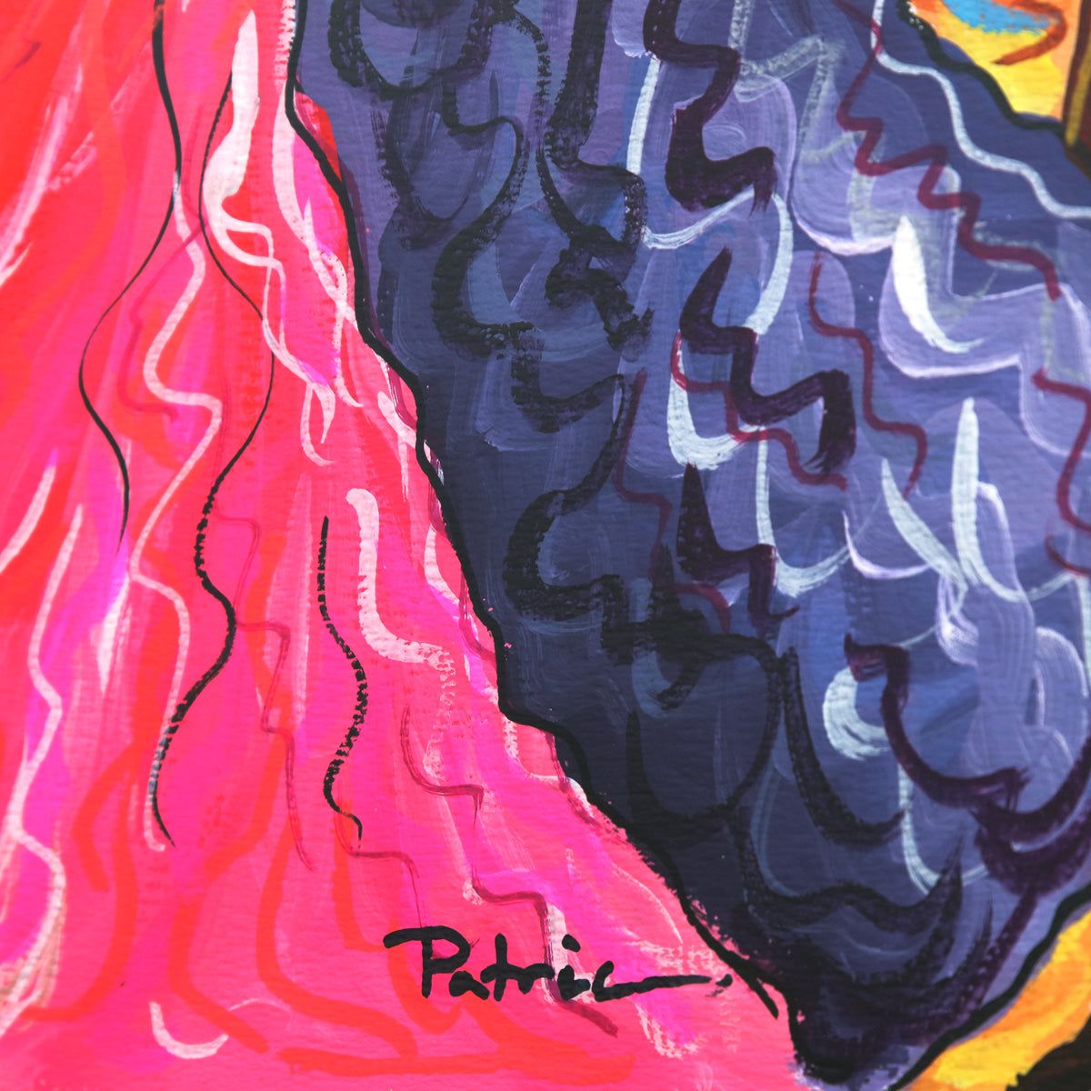 Patricia Govezensky- Original Watercolor on Paper "Harmonious Blend"