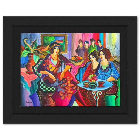 Patricia Govezensky- Original Watercolor on Paper "Vivid Encounter"