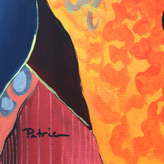 Patricia Govezensky- Original Watercolor on Paper "Luminous Lullaby"