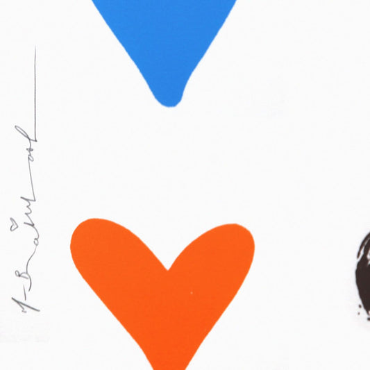 Mr Brainwash- Silkcreen on Paper "All You Need Is He[Art], 2022"
