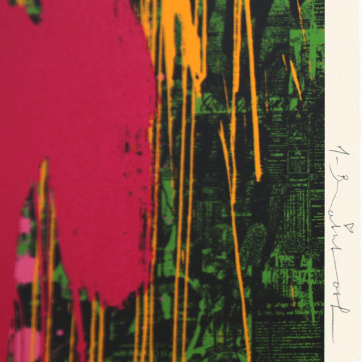 Mr Brainwash- Silkcreen on Paper "Flowarh$, 2021"