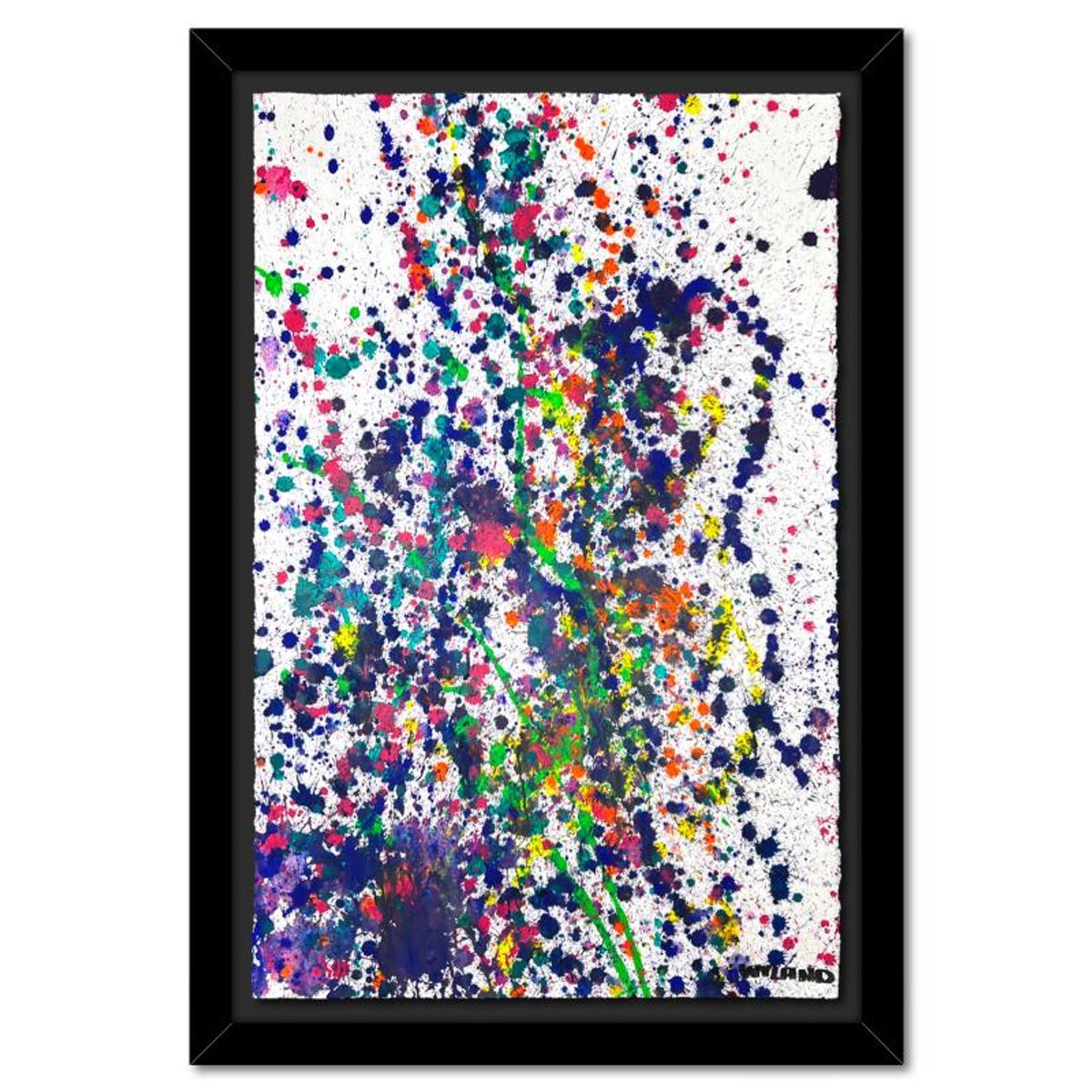 Wyland- Original Watercolor Painting on Deckle Edge Paper "Untitled"