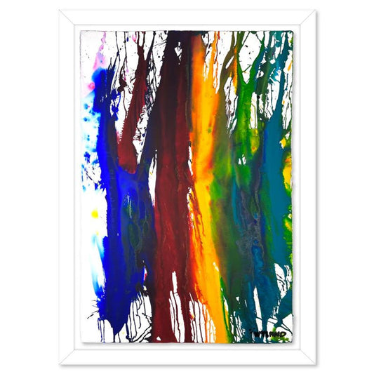 Wyland- Original Watercolor Painting on Deckle Edge Paper "Untitled"