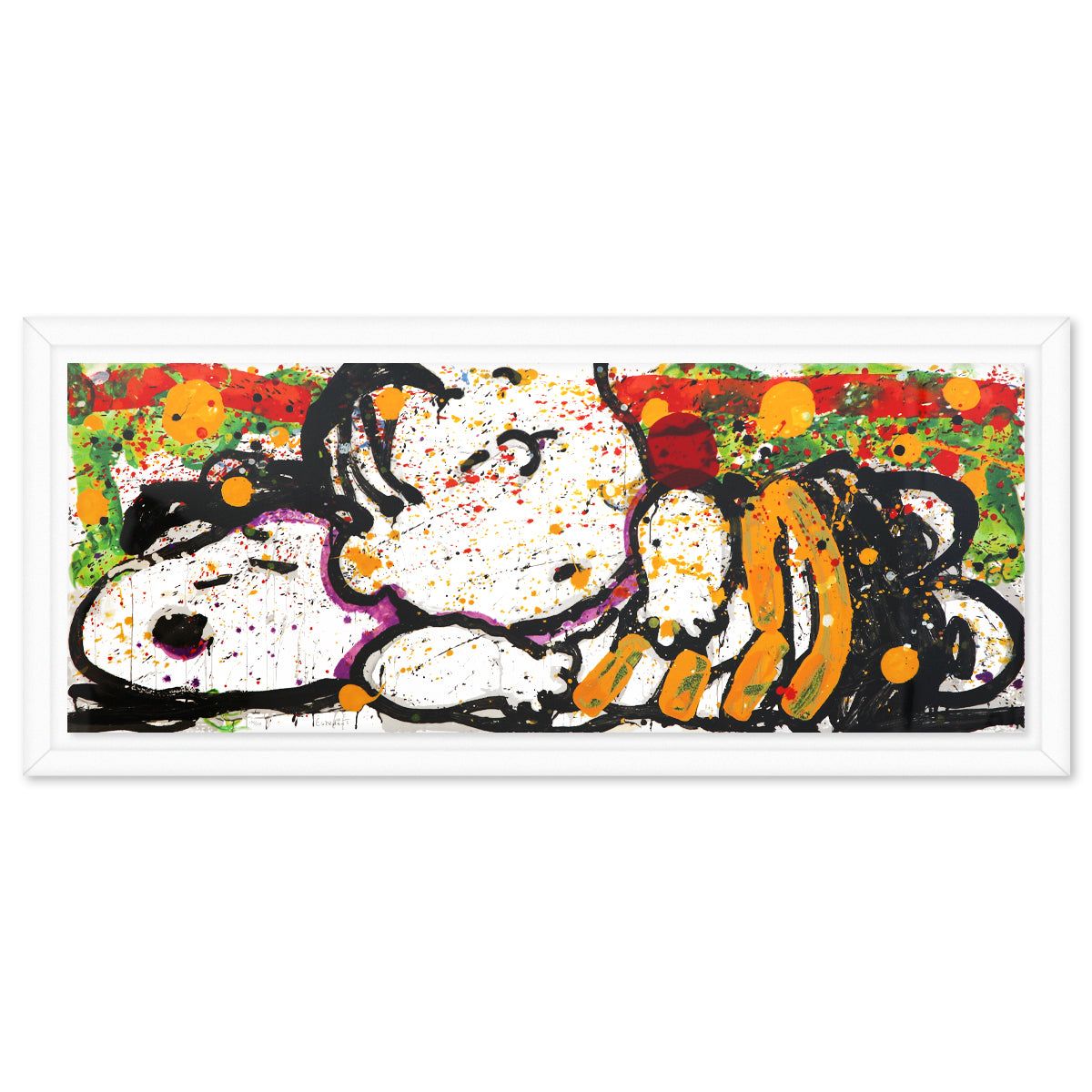 Tom Everhart- Hand Pulled Original Lithograph "Pillow Talk"
