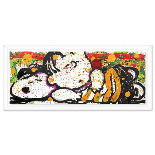 Tom Everhart- Hand Pulled Original Lithograph "Pillow Talk"