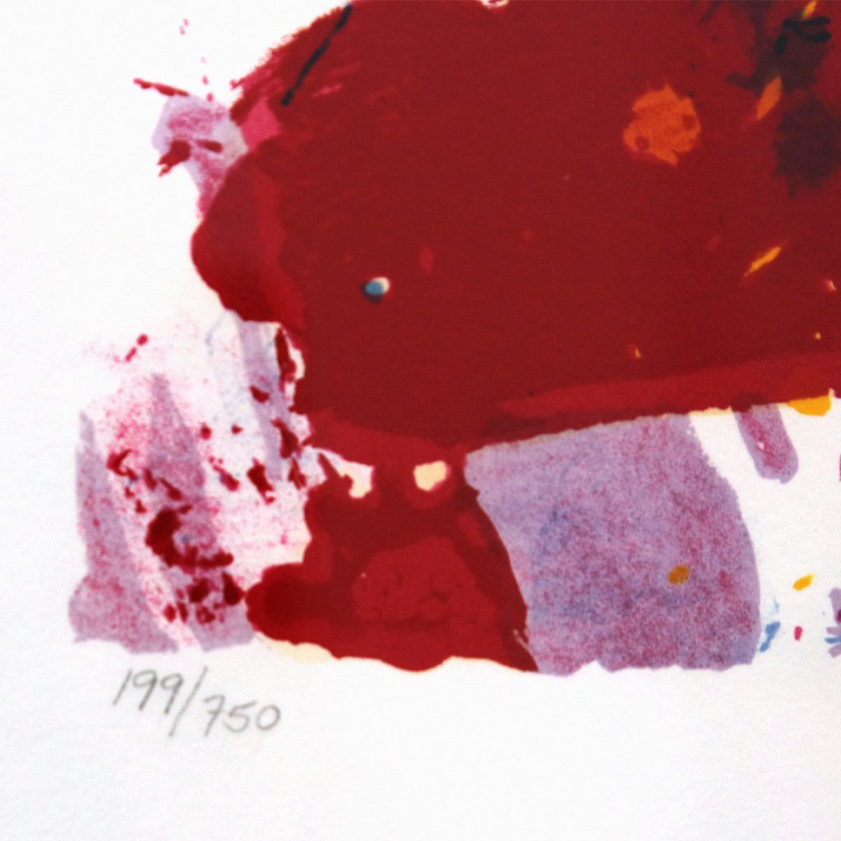 Tom Everhart- Hand Pulled Original Lithograph "Low Fat Meal Over Santa Monica"