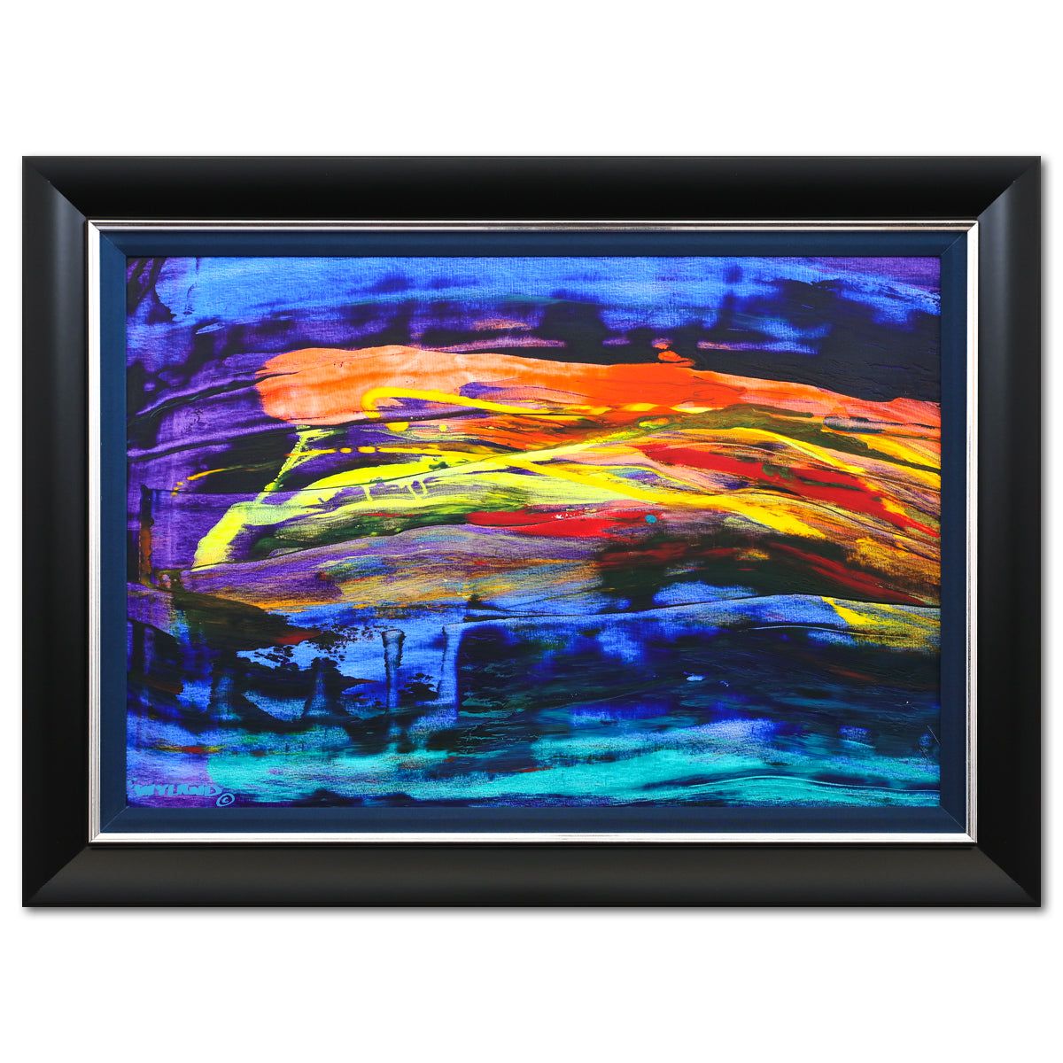 Wyland- Original Painting on Canvas "Abstract"